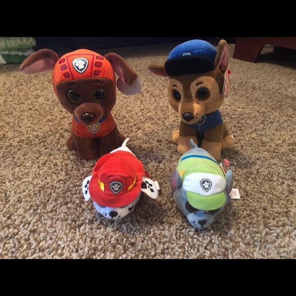 Other - TY Beanie Boos - Paw Patrol